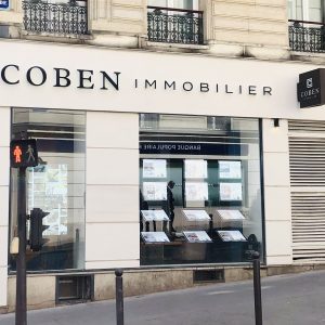 Enseigne lettres découpées lumineuses