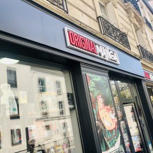 Enseigne lettres découpées lumineuses