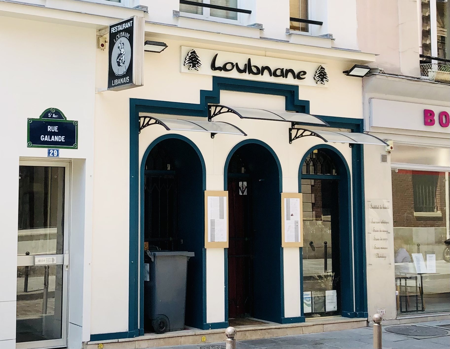 Enseigne magasin lumineux resto