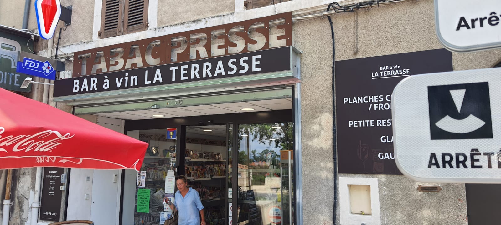 Caisson lumineux eenseigne magasin tabac presse