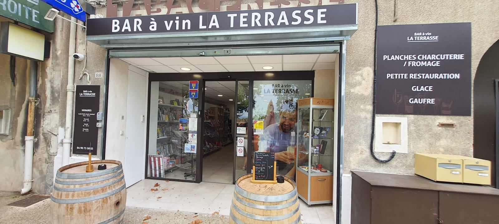 Enseigne pour bar a vin