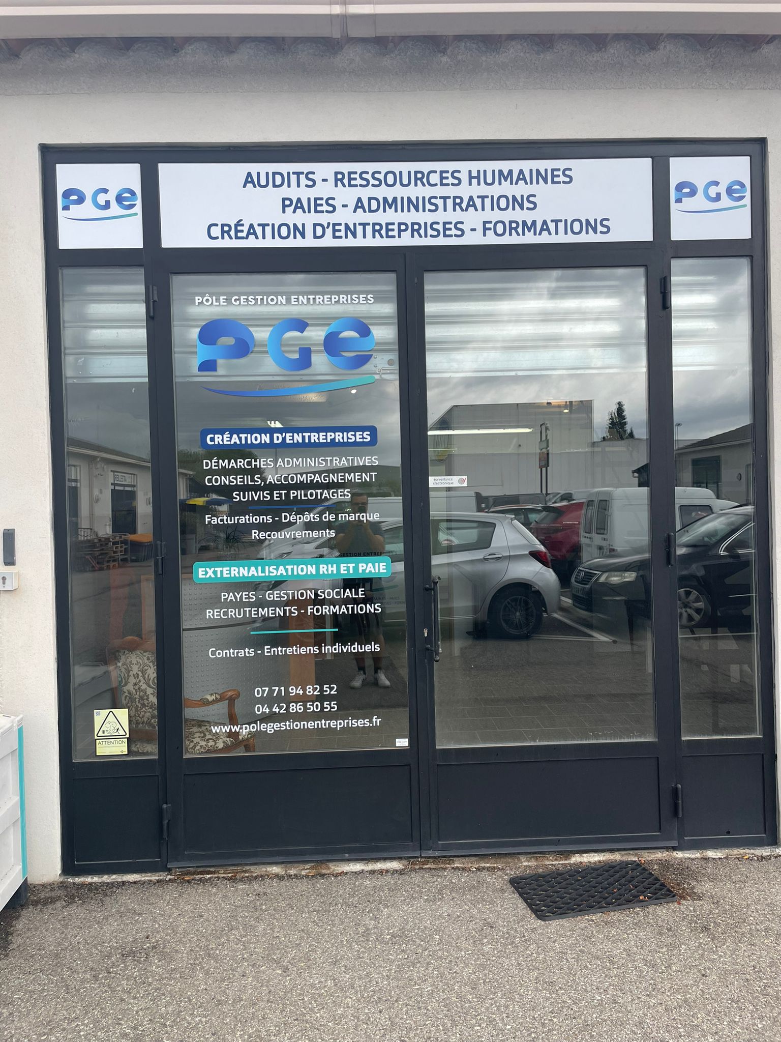 Habillage vitrine