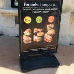 stop-trottoir-saint-remy-de-provence-affiches – Panneau pour restaurant, boulangerie ou pharmacie : bonnes pratiques