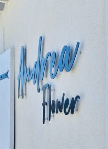 enseigne lettres alu