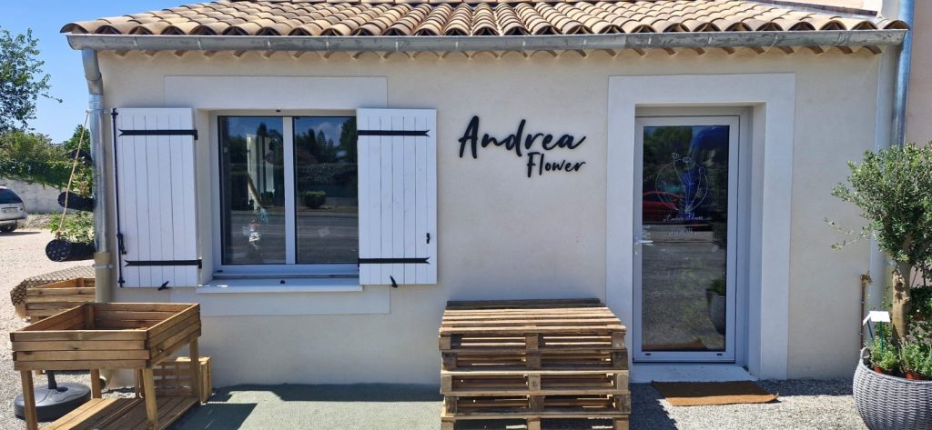 Enseigne lettres dibond