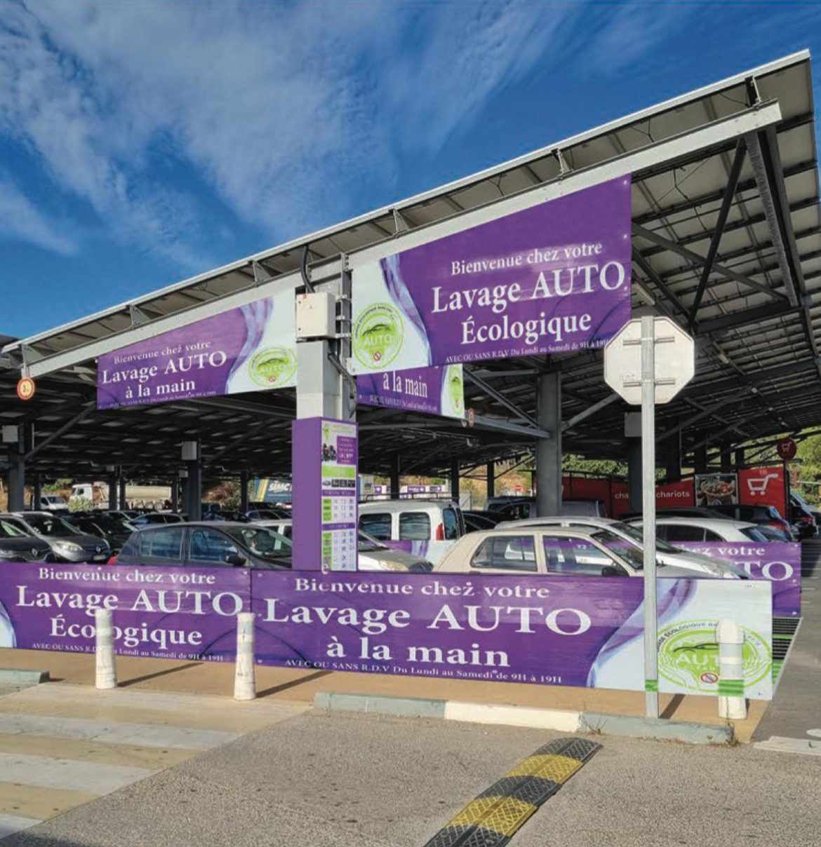 Enseigne en lettres Dibond – réalisation 04 — réalisation Premium Enseigne