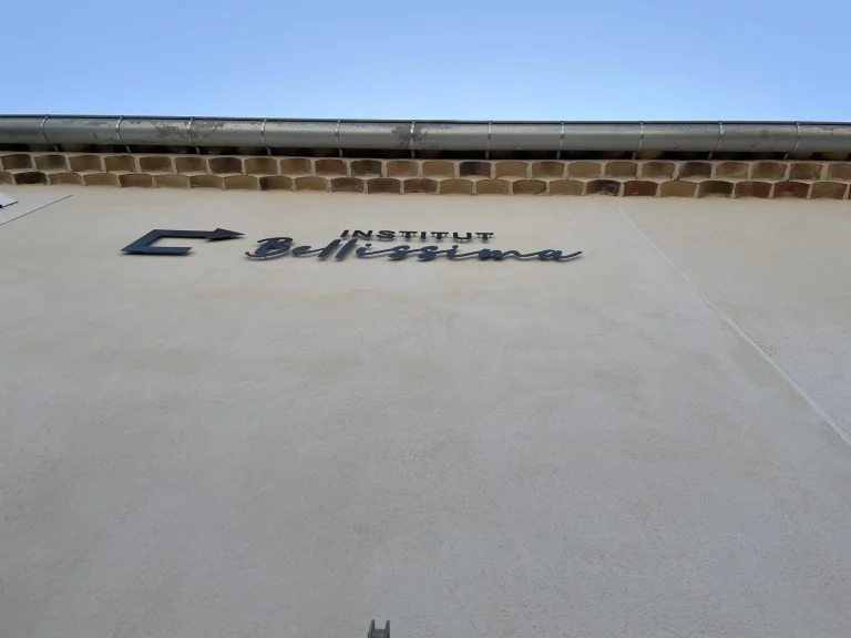 Enseigne en lettres Dibond Institut Bellissima