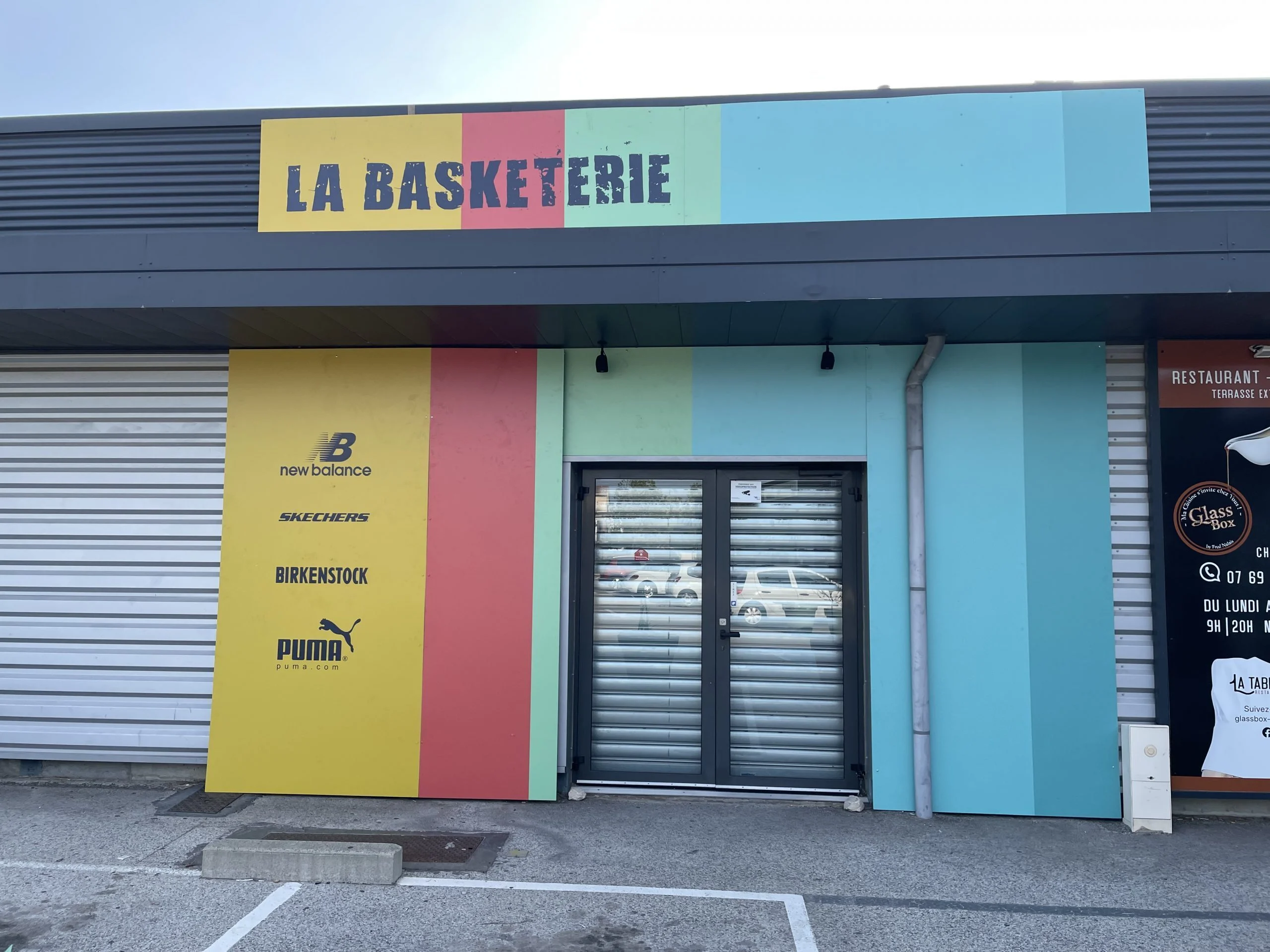 Panneau Enseigne magasin de chaussures