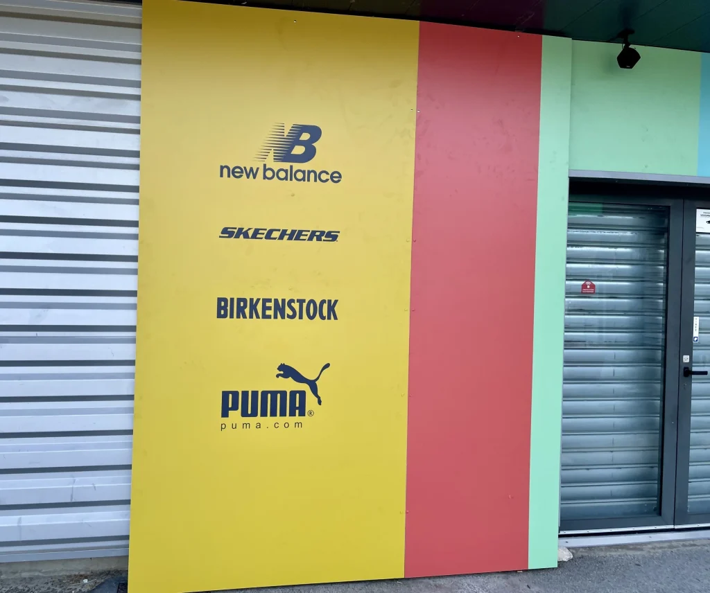 Panneau Enseigne magasin de chaussures