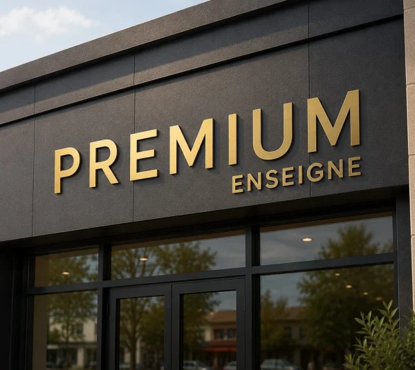 enseigne dibond or