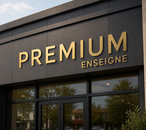 enseigne dibond or