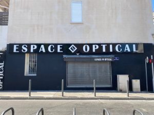 enseigne lumineuse design Espace Optical