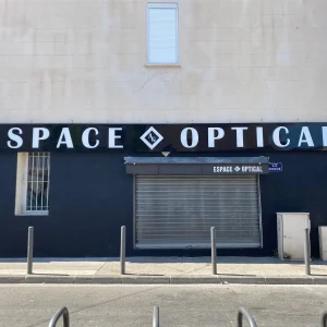 enseigne lumineuse design Espace Optical