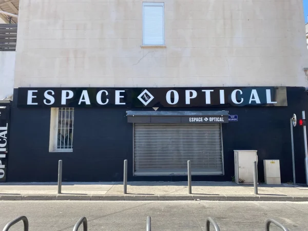 enseigne lumineuse design Espace Optical