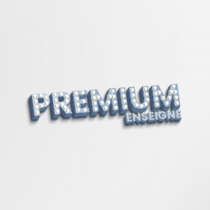 Enseigne lumineuses avec ampoules