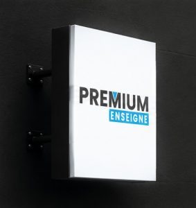 caisson lumineux plexi