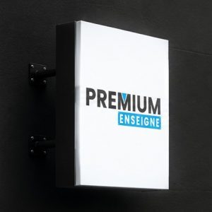 caisson lumineux plexi
