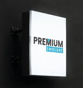 caisson lumineux plexi