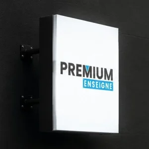 caisson lumineux plexi