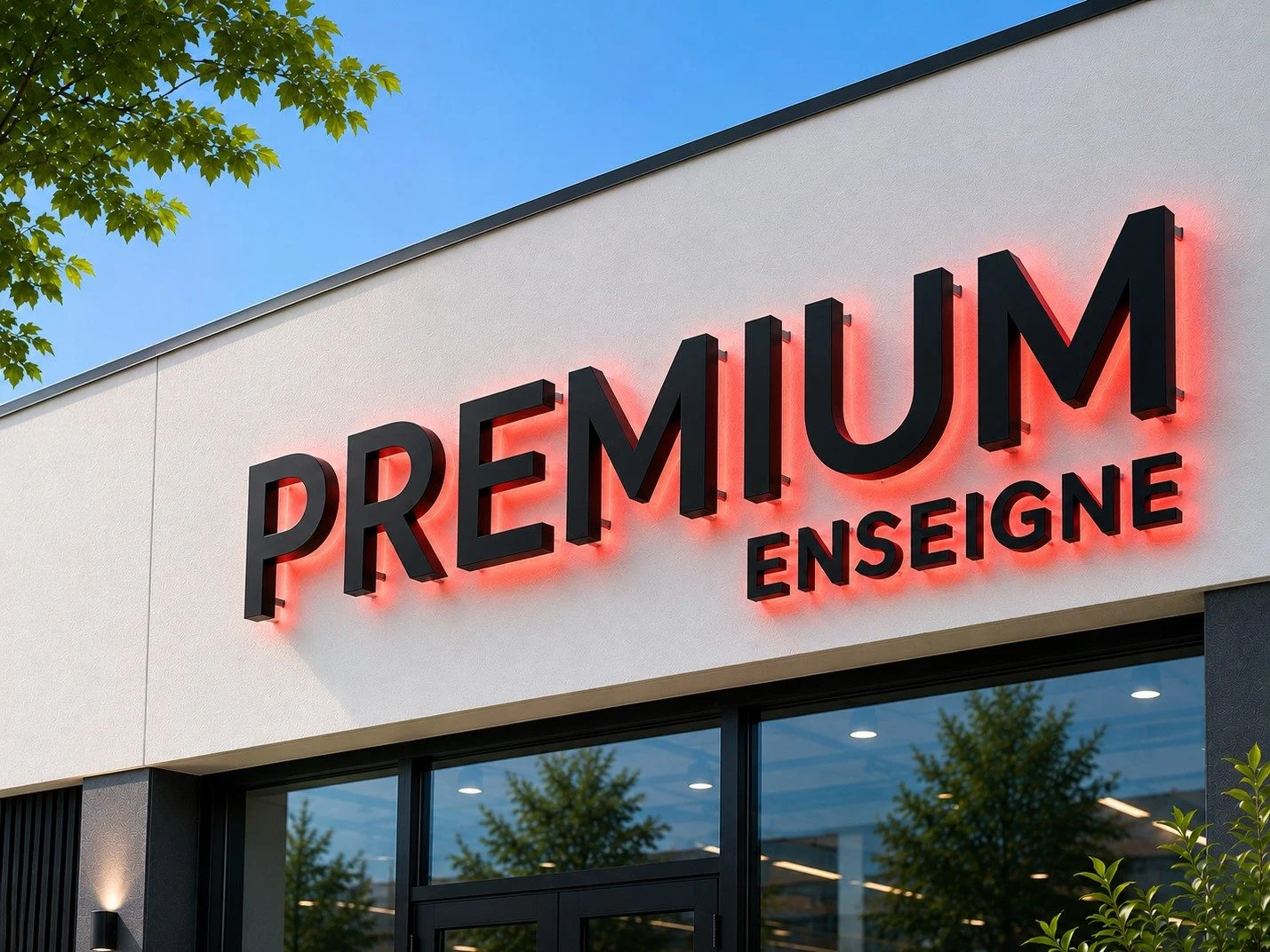 Enseigne professionnelle – réalisation 4 Enseigne professionnelle : exemple de réalisation 4