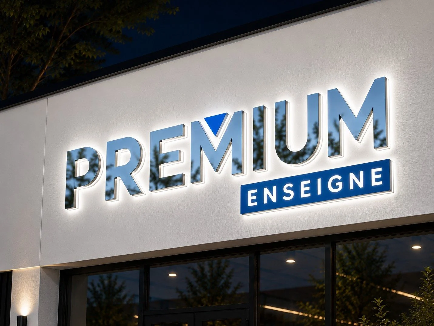 enseign elettres plexi + dibond miroir 2 – fabrication d’enseigne pour revendeurs