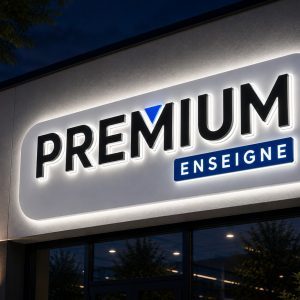 enseigne lettres rétroéclairées PVC ET PLEXI (PMMA )